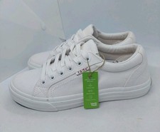 Taos Footwear Sneakers Plim Soul PLS-13644 White Canva Shoes Women's Size 8.5