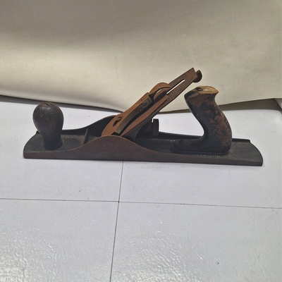 #ad Vintage Stanley Bailey No. 5 Wood Plane Grooved bottom $79.95