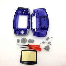 Housing Shell Case Cover for Nintendo Gameboy Advance/GBA - Clear Royal blue