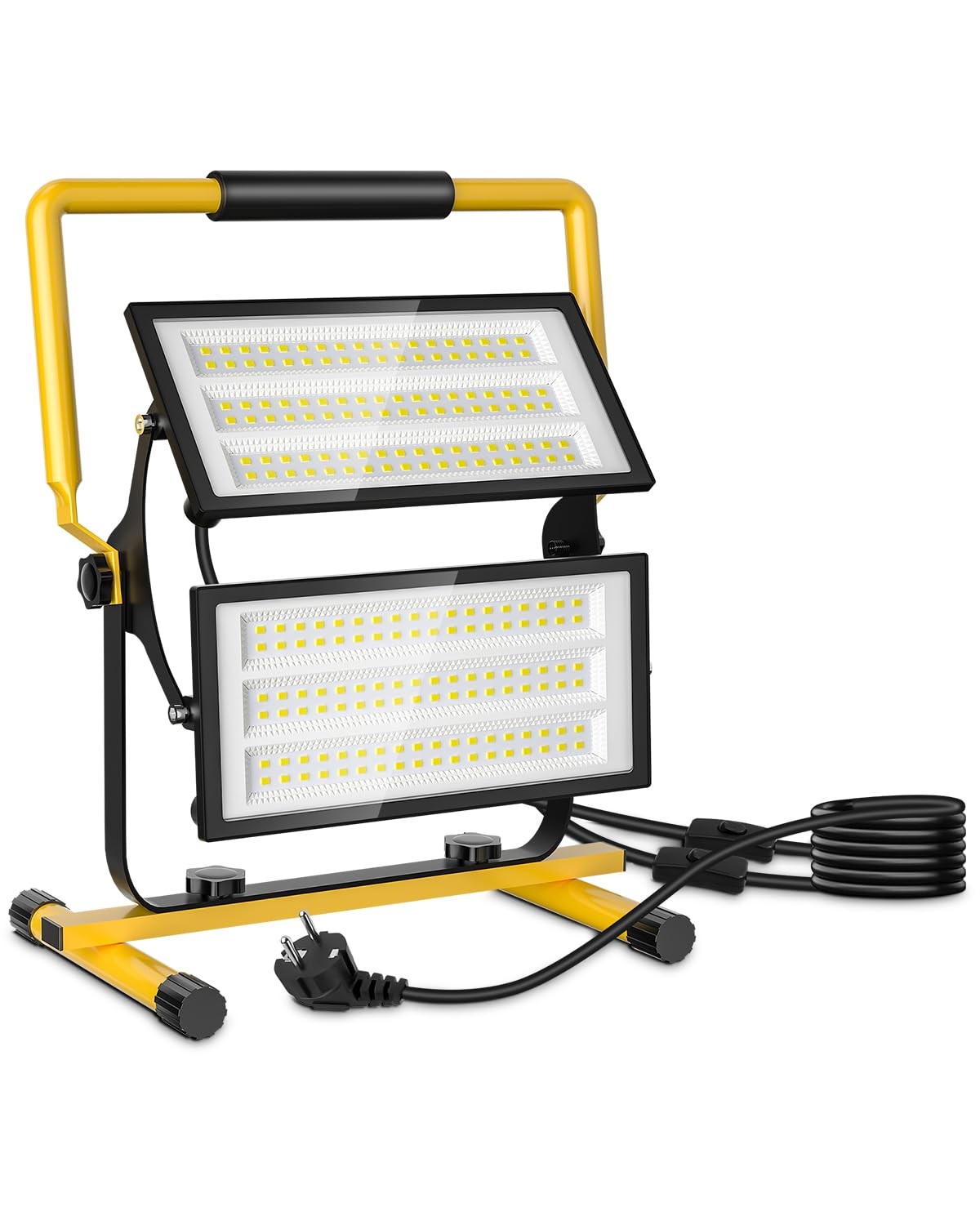 Illuminazione Cantiere LED 200W | Faro Potente 20000LM per Edilizia