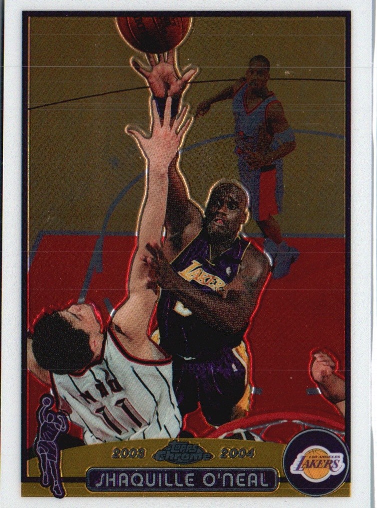 2003-04 Topps Chrome #34 Shaquille O'Neal