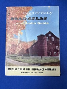 Rand McNally road atlas 1957