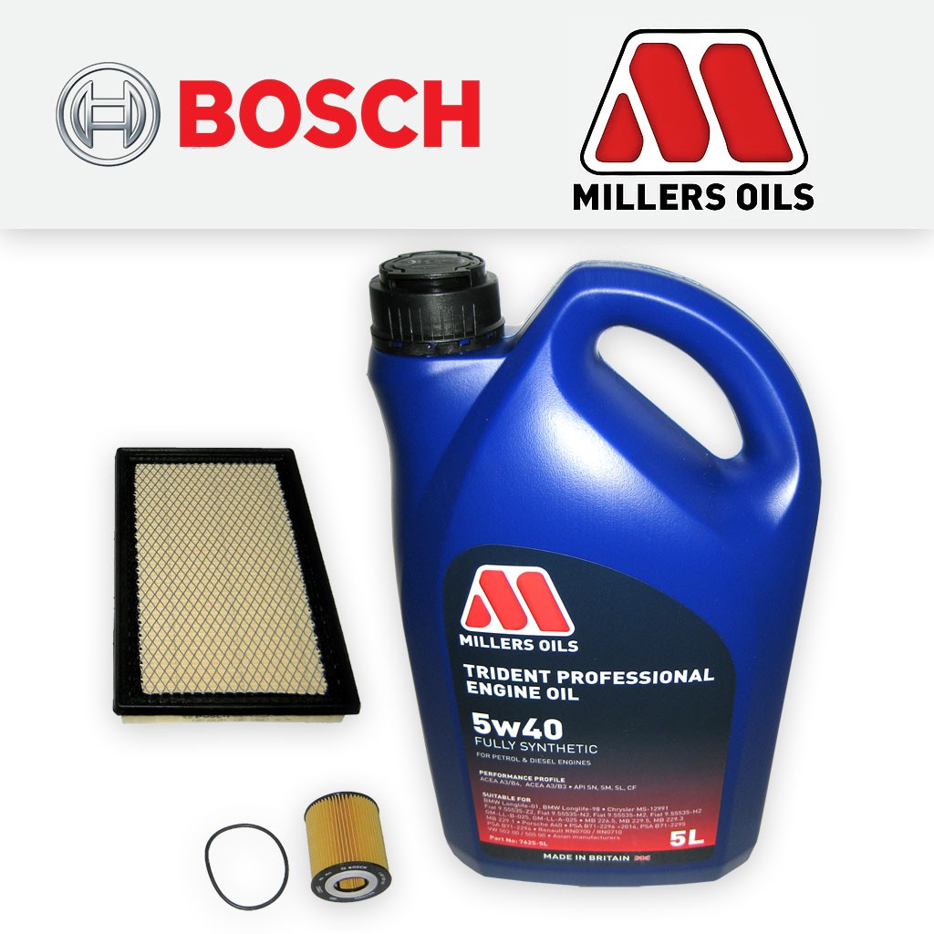 SERVICE KIT for MINI COOPER S 1.6 PETROL R52 R53 OIL AIR FILTER +OIL (2002-2007)