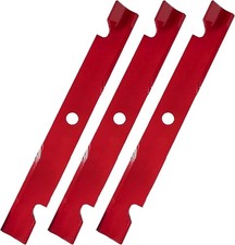 3 HD Notched Hi Lift Blades 60" Exmark 103-6403 103-6403-S 20-1/2" USA MADE