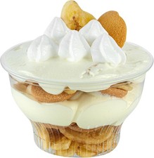8 oz Clear Round Plastic Parfait Cups 50 Count Disposable Ice Cream Dessert Cups