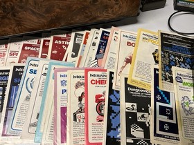 Intellivision Console with voice module and 36 games Donkey Kong & Manuals