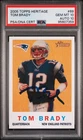 2005 TOPPS HERITAGE #69 TOM BRADY PSA 10 DNA AUTO 10