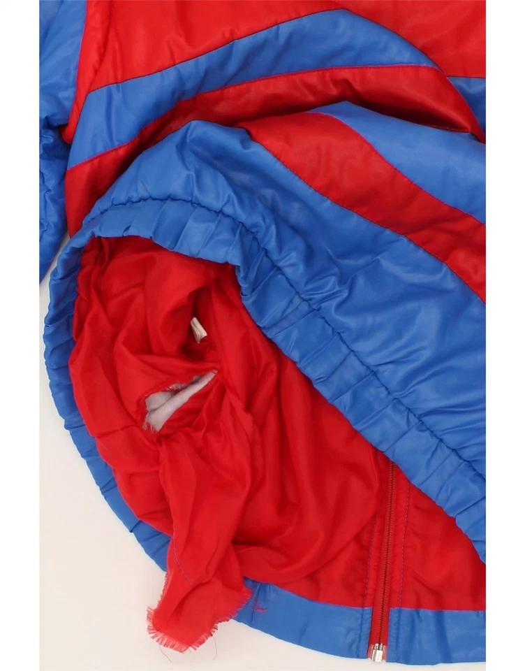 Chaqueta acolchada PAPAYA para hombre Reino Unido 40 grande azul bloque de color poliamida AS03 Foto 3 de 4