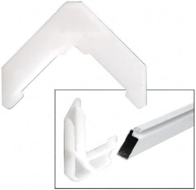 CRL Plastic Miter Cut Screen Frame Corners, 3/8''
