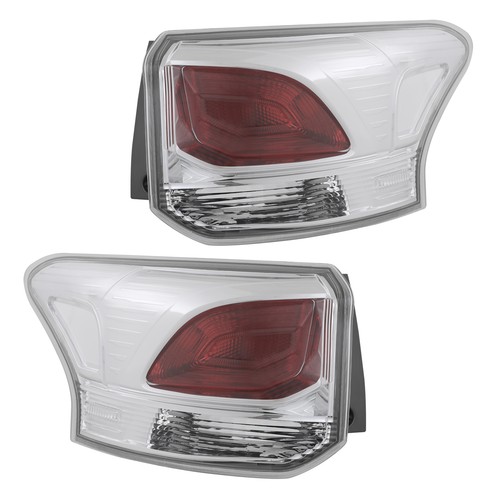 For 2013-2015 Mitsubishi Outlander Right & Left Halogen Tail Light Assemblies - Picture 9 of 21