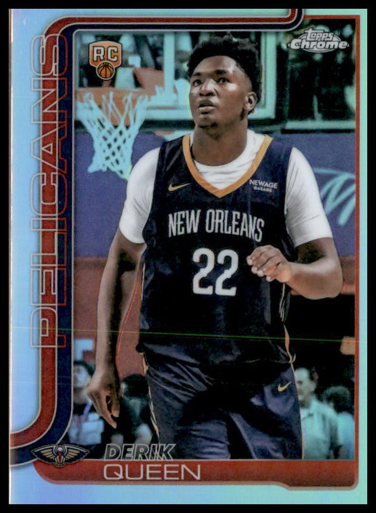2025-26 Topps Chrome #263 Derik Queen Refractor