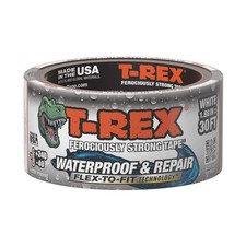T-Rex Flexible Waterproof Tape - Heavy 1.88 in. x 30 ft. Pack of 1 , White
