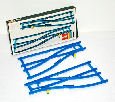 RAR! LEGO - 154 - Box SCHIENEN Weichen - Switch Tracks - Zug 4,5V - 1967