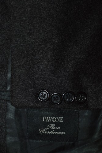 42R 42 Regular R PAVONE dunkelgrau 100% Kaschmir Anzug Jacke Blazer Sport Mantel - Bild 2 von 13