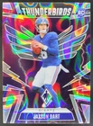 2025 Panini Phoenix Jaxson Dart Thunderbirds Silver Lava Prizm /199 RC Giants KN