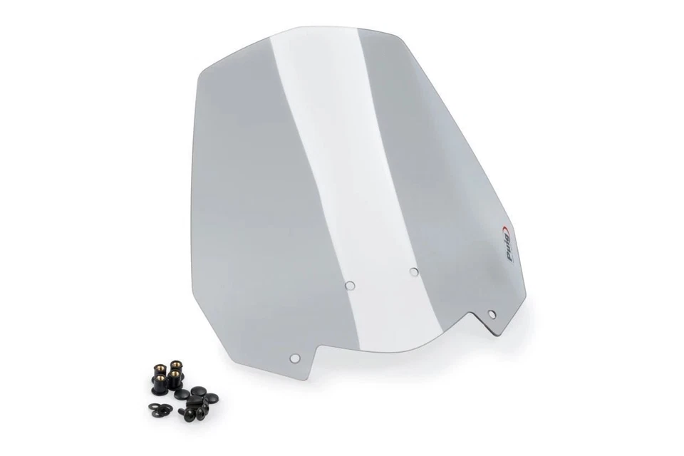 Pantalla deportiva Puig Light Smoke nueva generación KTM 690 Enduro R 2019-2024 Foto 2 de 2