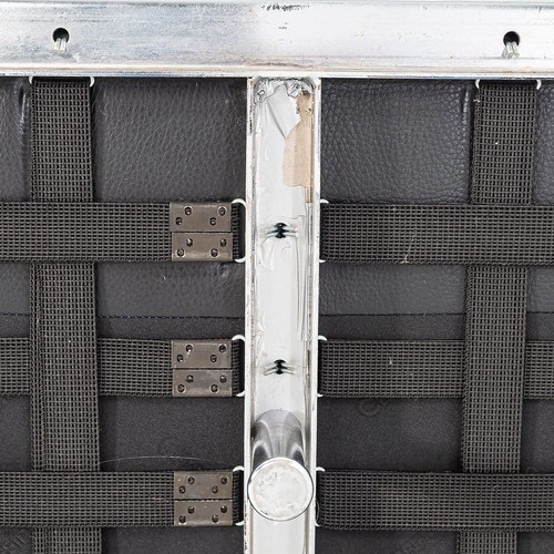 2008 Corbusier Cassina LC2 Petit Modele Dreisitzer Sofa Schwarz Leder & Chrom - Bild 3 von 12