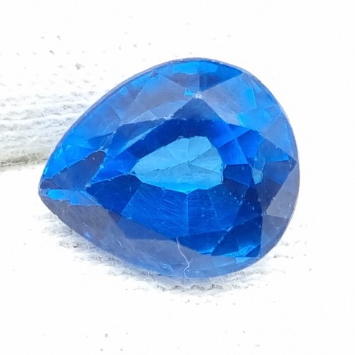 Natural Untreated 5.90 Carat Pear Cut Blue Aquamarine Loose Gemstone K-334 - Picture 3 of 4