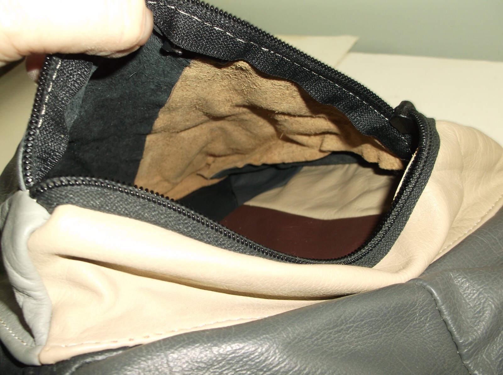 Multi-Color Patchwork Genuine Leather Backpack   … - image 5