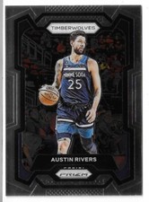 2023-24 Panini Prizm Basketball Austin Rivers Card #278 Minnesota Timberwolves