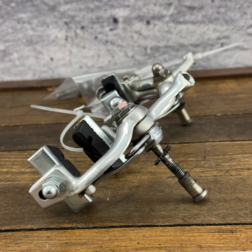 Vintage Campagnolo Record Brake Caliper Set Side Pull Brev Inter Recessed A8 - Picture 9 of 14