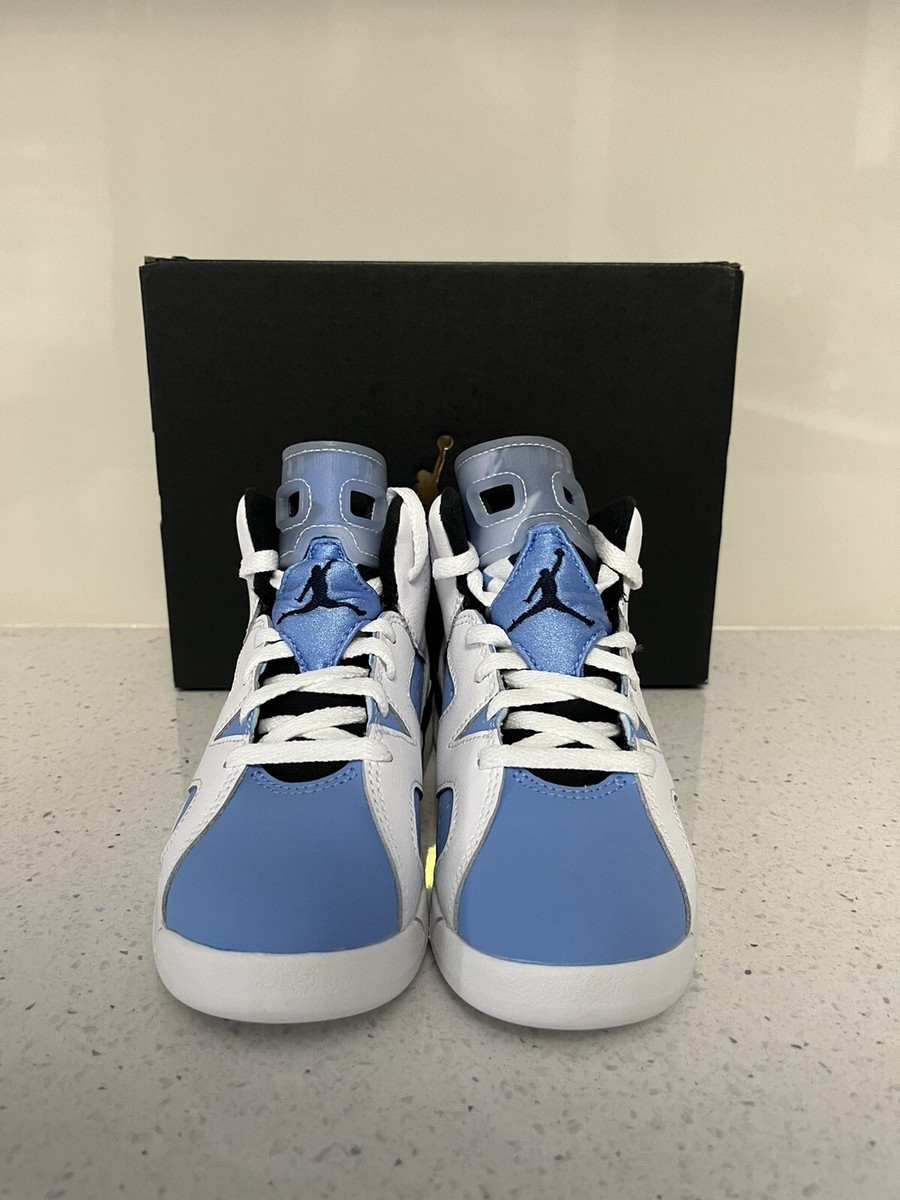 Jordan 6 Air Retro PS SIZE 12c DV3605-410 “UNC HOME” | eBay