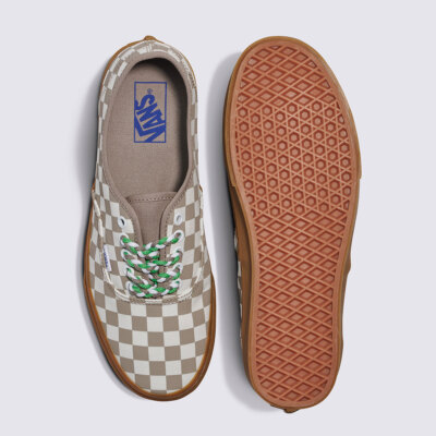 [VANS] Authentic (Checkerboard) スニーカー Vans Checkerboard Authentic Sneakers Skate Shoes Moon Rock
