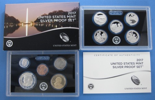 2010 thru 2019 Run of 10 Government Issued Silver Proof Sets with ATB Quarters - 第 9/11 張圖片