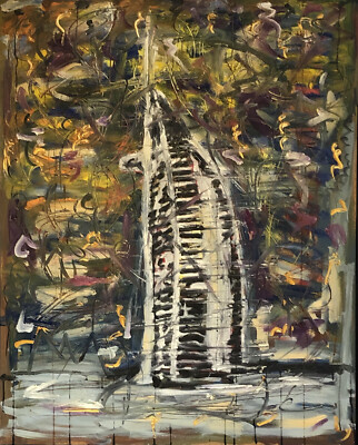 Original Ölgemälde Burj al Arab Dubai  Moderne Kunst Unikat Daniel Pultorak