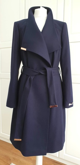 ted baker sandra coat blue