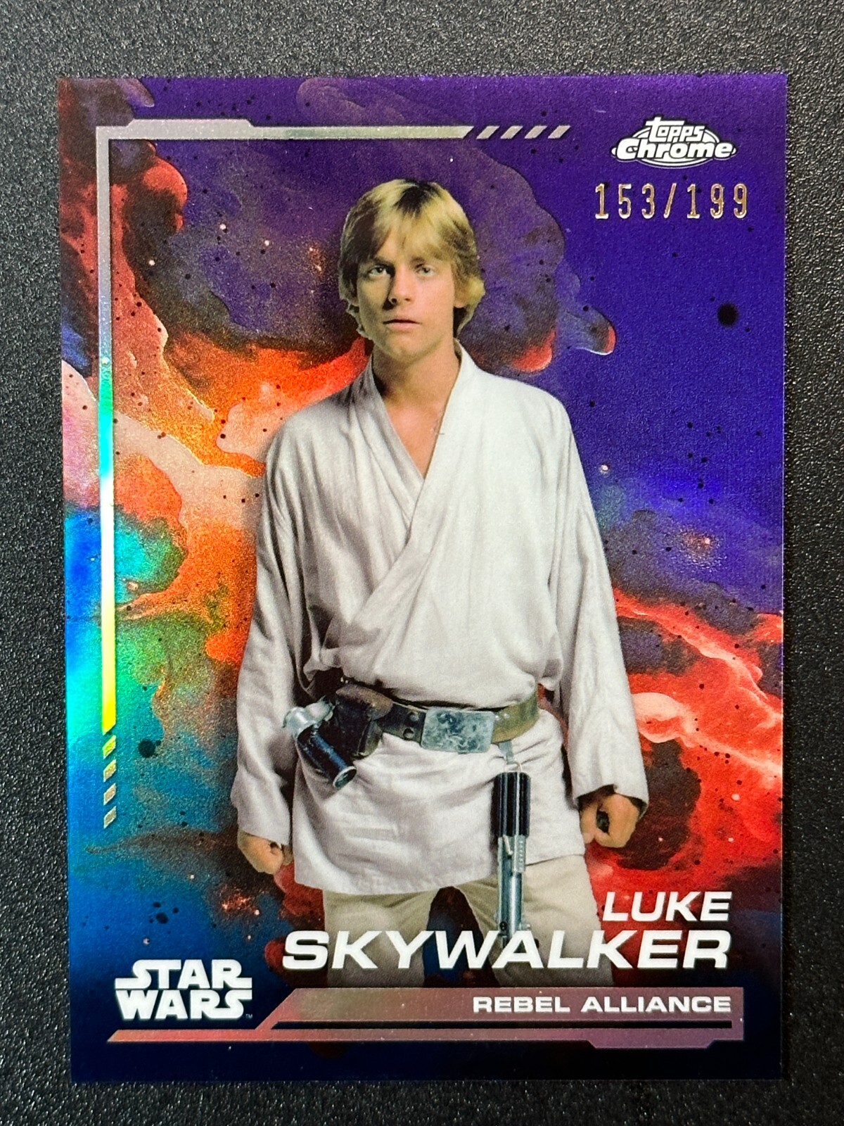 #104 Luke Skywalker 2024 Topps Chrome Star Wars Kamino Aqua Refractor /199