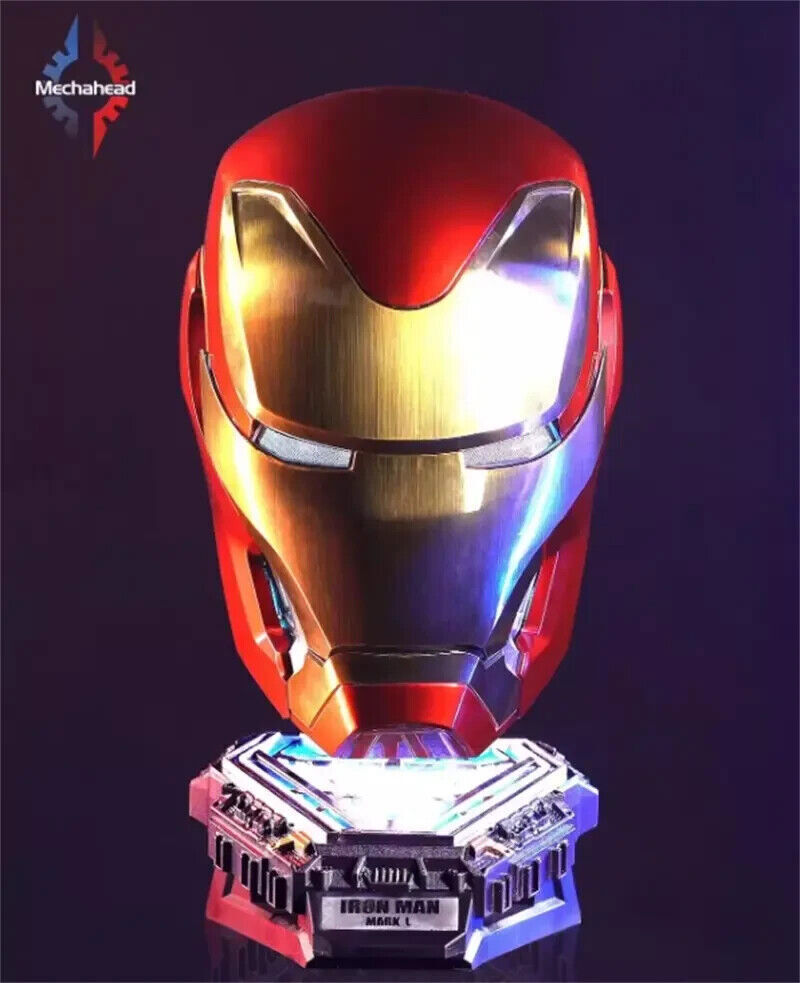 2024 Iron Man Mk50 Friday Helmet Wearable Voice Control 2024 Iron Man Mk50 Friday Helmet Wearable Voice Control