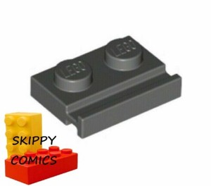 Plaque Support GRIS F//D GREY Plate 1x2 Lot x8 Lego 1x2-6000606 99780