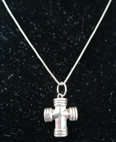 VINTAGE STERLING SILVER NECKLACE CELTIC 