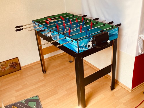 Spieltisch Tischkicker Aktivitätstisch mit Tischfußball Schach - Bild 2 von 10