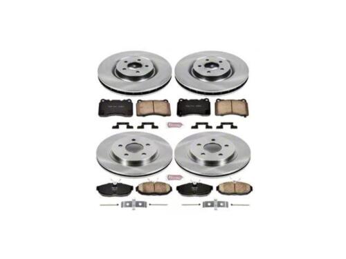 PowerStop OE Replacement Brake Rotor and Pad Kit; Front and Rear