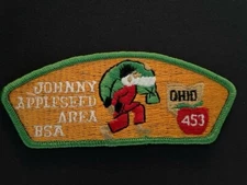 Johnny Appleseed Area Council shoulder patch CSP s3 Mansfield, Ohio FREE SHIPPIN