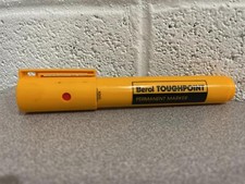 Berol Toughpoint Permanent Marker With Pocket Clip RED