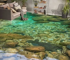3D Clear Lake 19189NA Floor WallPaper Murals Wallpaper Mural Print AJ AU Fay