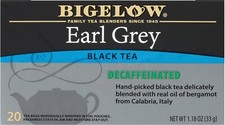 Bigelow Decaffeinated Earl Grey Black Tea - 20 tea bags