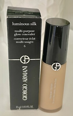 ARMANI beauty Luminous Silk Hydrating & Brightening Concealer # 6 NEW!