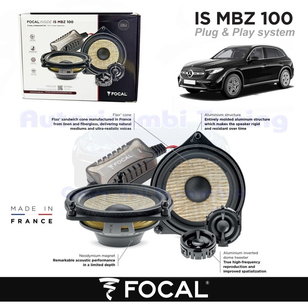 Lautsprecherboxen Ant Focal Plug Und Play IS MBZ 100 FüR Mercedes Klasse GLC-image