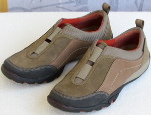 flat merrell cheer kangaroo moc mimosa sneaker slip leather brown