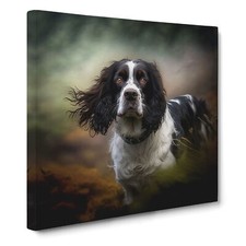 English Springer Spaniel Photograph No.1 Canvas Wall Art Print Framed Picture