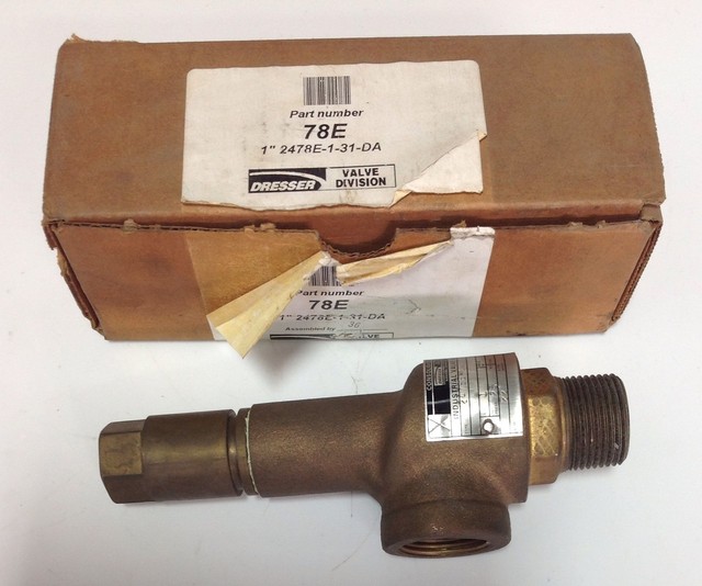 Dresser 25psi Size 1 Pressure Relief Valve Nib 2478e 1 31 Da