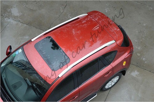 Silver Roof Rail Luggage Baggage Carrier Racks Fits for Mazda CX-5 CX5 2012-2016 - Picture 6 of 10