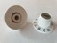 thumbnail 2 - Set of 2 white push fit witch hat knobs volume and tone fits CTS