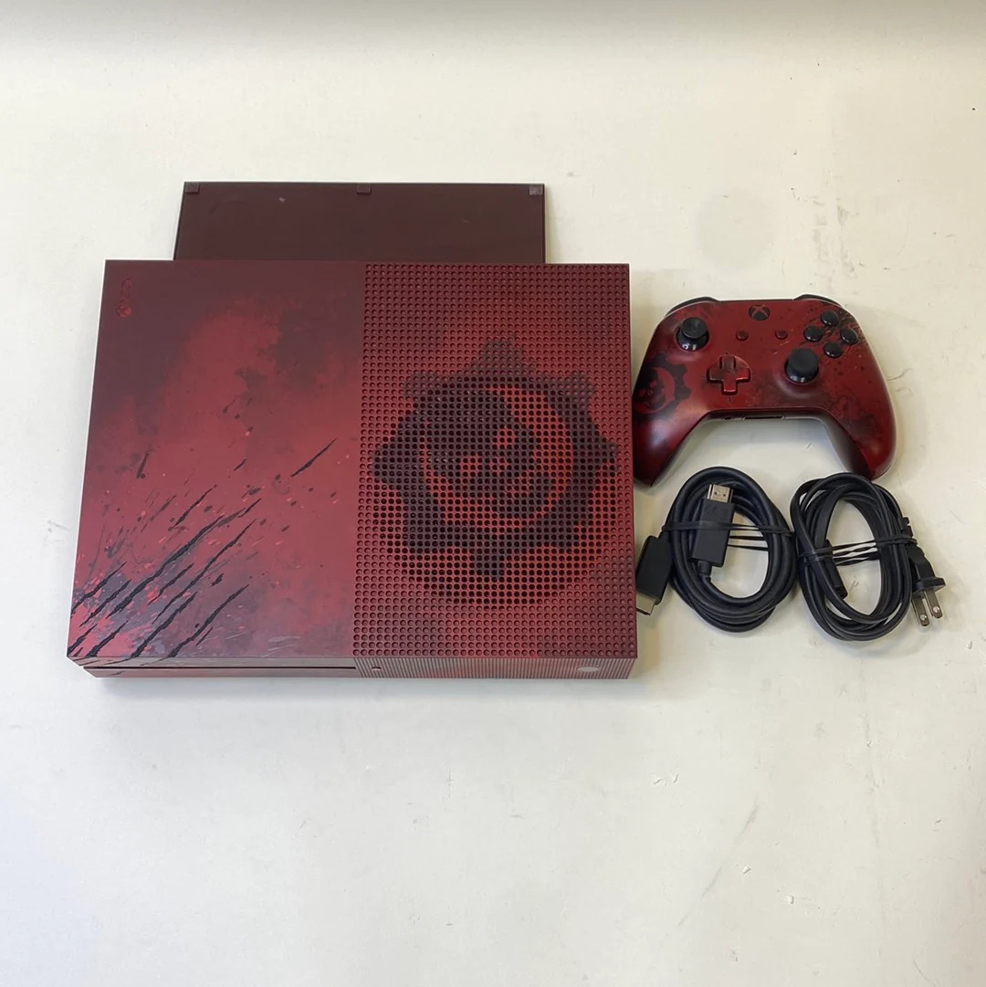 Microsoft Xbox One S 2tb Gaming Console Gears Of War Edition With