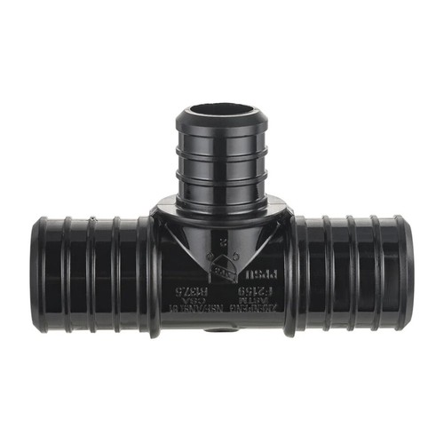 1 PCS EFIELD 3/4" x3/4" x1/2" Pex Crimp Reducing Tee Poly PPSU Fitting Lead Free