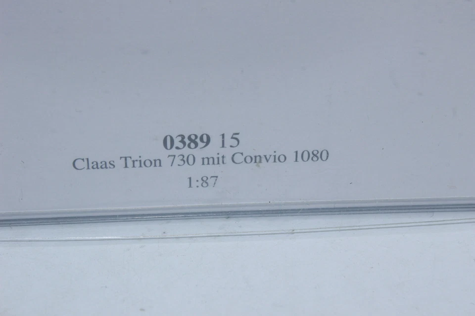 Wiking 038915 Claas Trion 730 mit Convio 1080 Mähdrescher  1:87 H0 NEU  OVP - Bild 4 von 4